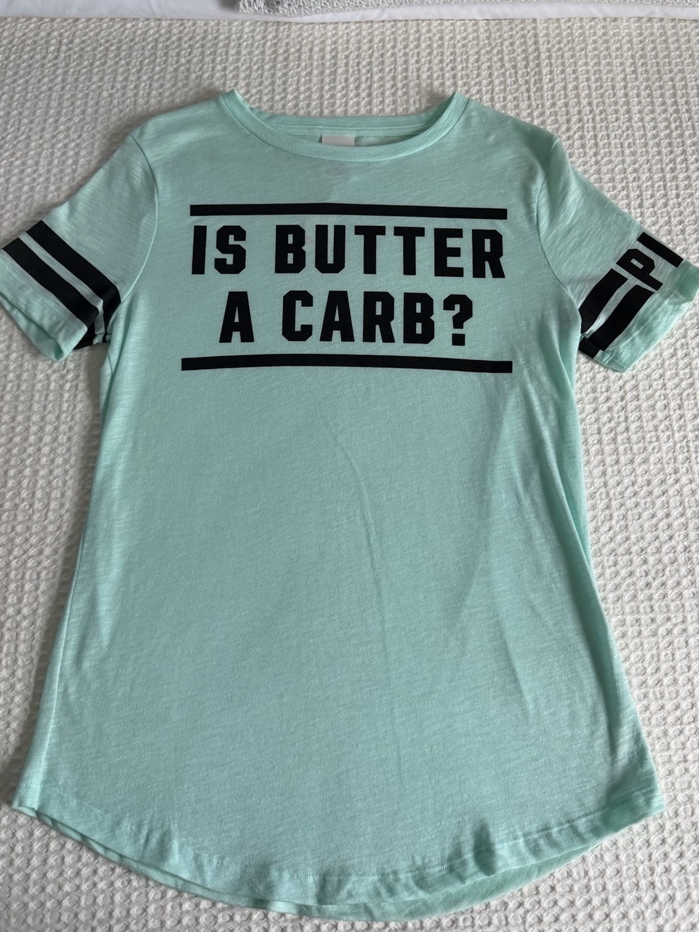 Victoria’s Secret PINK “IS BUTTER A CARB?” Graphic Tee